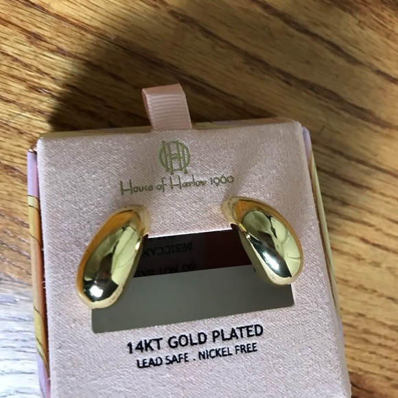 House of Harlow Gold Earrings - Picture 2 of 3